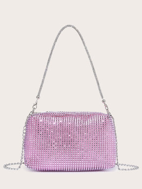 Bolsa Strass Mini Brilhante